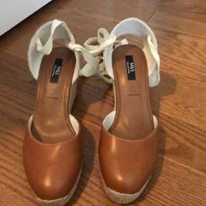 M&S Espadrilles- Faux Leather
